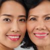 Close-up,Portrait,Of,Attractive,Young,Woman,And,Her,Mother,Looking